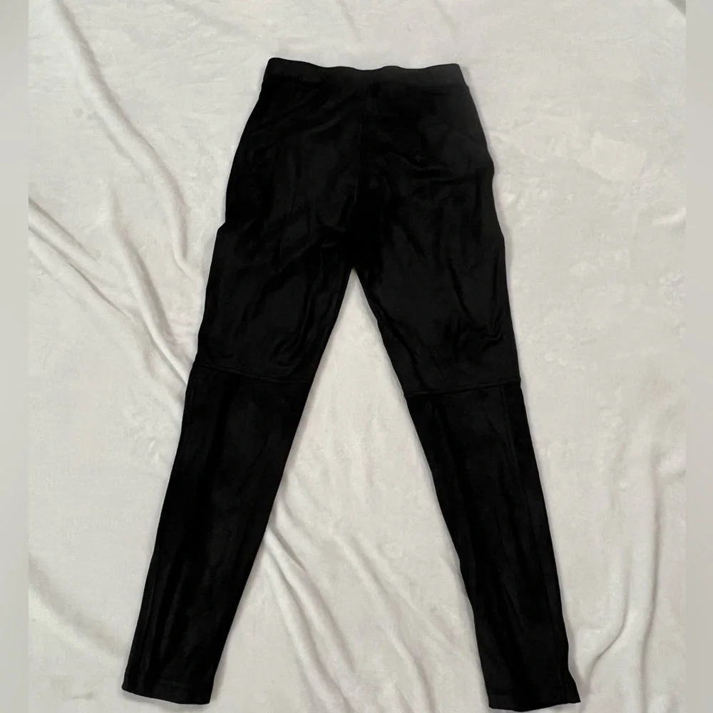 Black Free People Faux Leather Leggings